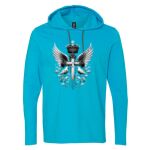 Softstyle® Lightweight Hooded Long Sleeve T-Shirt Thumbnail