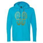 Softstyle® Lightweight Hooded Long Sleeve T-Shirt Thumbnail