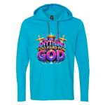 Softstyle® Lightweight Hooded Long Sleeve T-Shirt Thumbnail