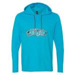 Softstyle® Lightweight Hooded Long Sleeve T-Shirt Thumbnail