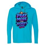 Softstyle® Lightweight Hooded Long Sleeve T-Shirt Thumbnail