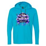 Softstyle® Lightweight Hooded Long Sleeve T-Shirt Thumbnail