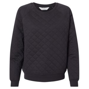 Women's Quilted Crewneck Pullover Thumbnail