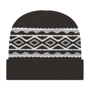 USA- Made Diamond Cuffed Beanie Thumbnail