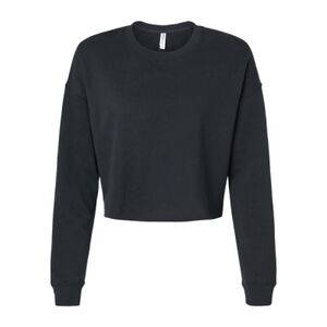 Women's Lightweight Crop Crewneck Sweatshirt Thumbnail