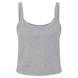 Women's Micro Rib Spaghetti Strap Tank Thumbnail