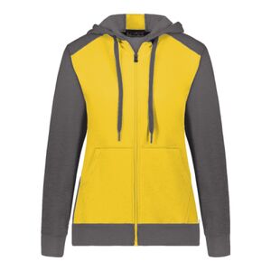 Ladies Three-Season Fleece Full Zip Hoodie Thumbnail