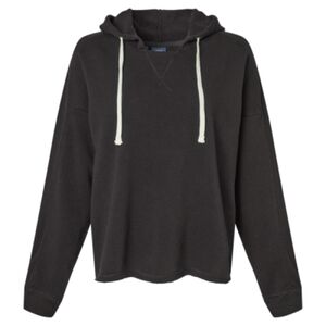 Women's Angel Fleece Crop Hooded Sweatshirt Thumbnail