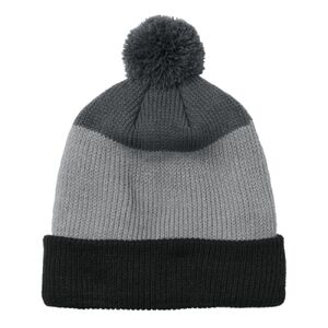 Cozy Striped Pom Beanie Thumbnail