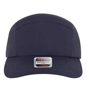 OTTO CAP 5 Panel Running Hat w/ Elastic Soft Visor Thumbnail