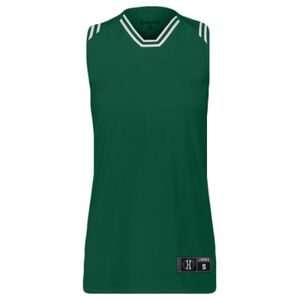Ladies Retro Basketball Jersey Thumbnail
