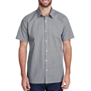 Men's Microcheck Gingham Cotton Shirt Thumbnail