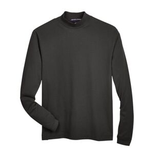 Unisex Sueded Jersey Mock Neck T-Shirt Thumbnail