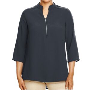 Women's Perfect Fit™  Three-Quarter Sleeve Crepe Tunic Thumbnail