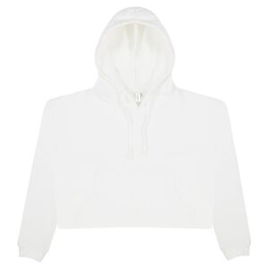Women's Girlie Cropped Hooded Fleece with Pocket Thumbnail
