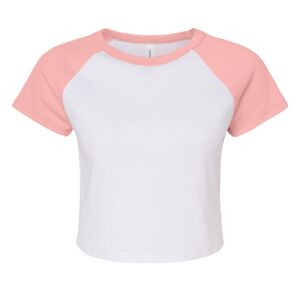 Women's Micro Rib Raglan Baby Tee Thumbnail