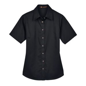 Women's Easy Blend™ Short Sleeve Twill Dress Shirt with Stain-Release Thumbnail