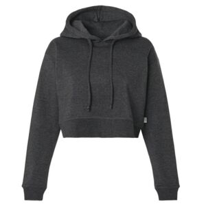 Women's Cropped Fleece Hooded Sweatshirt Thumbnail
