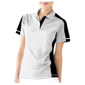 Women's Colorblocked Moisture Free Mesh Polo Thumbnail