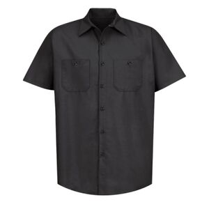 Men's Industrial Short Sleeve Work Shirt Thumbnail