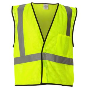 Unisex Economy Single Pocket Hook-and-Loop Mesh Vest Thumbnail