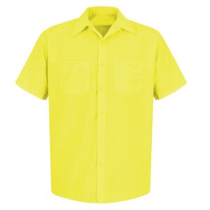 Men's Enhanced Visibility Short Sleeve Work Shirt Thumbnail