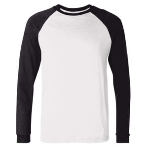 Men's Long Sleeve Jersey Baseball Tee Thumbnail
