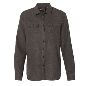 Women's Solid Flannel Shirt Thumbnail