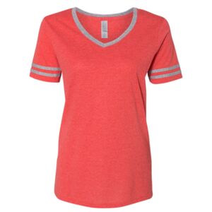 Women's Varsity Triblend V-Neck T-Shirt Thumbnail