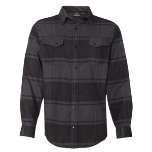 Men's Snap Front Plaid Flannel Shirt Thumbnail