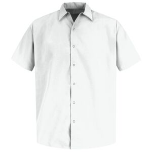 Men's Specialized Pocketless Polyester Work Shirt Thumbnail