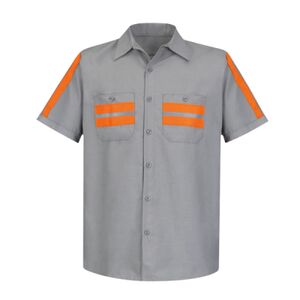Men's Enhanced Visibility Industrial Work Shirt Thumbnail