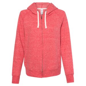 Women's Snow Heather French Terry Full-Zip Hooded Sweatshirt Thumbnail