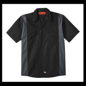 Men's Industrial Colorblocked Short Sleeve Shirt Thumbnail