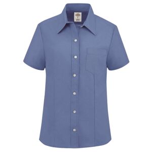 Women's Short Sleeve Stretch Oxford Shirt Thumbnail