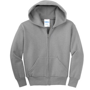 Youth Core Fleece Full Zip Hooded Sweatshirt Thumbnail